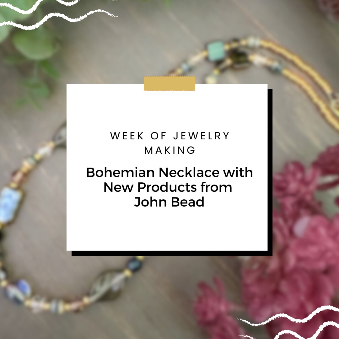 Week of Jewelry Making: Beautiful Bohemia, Czech Crystal and Glass Necklace with @daniellewickesjewelry